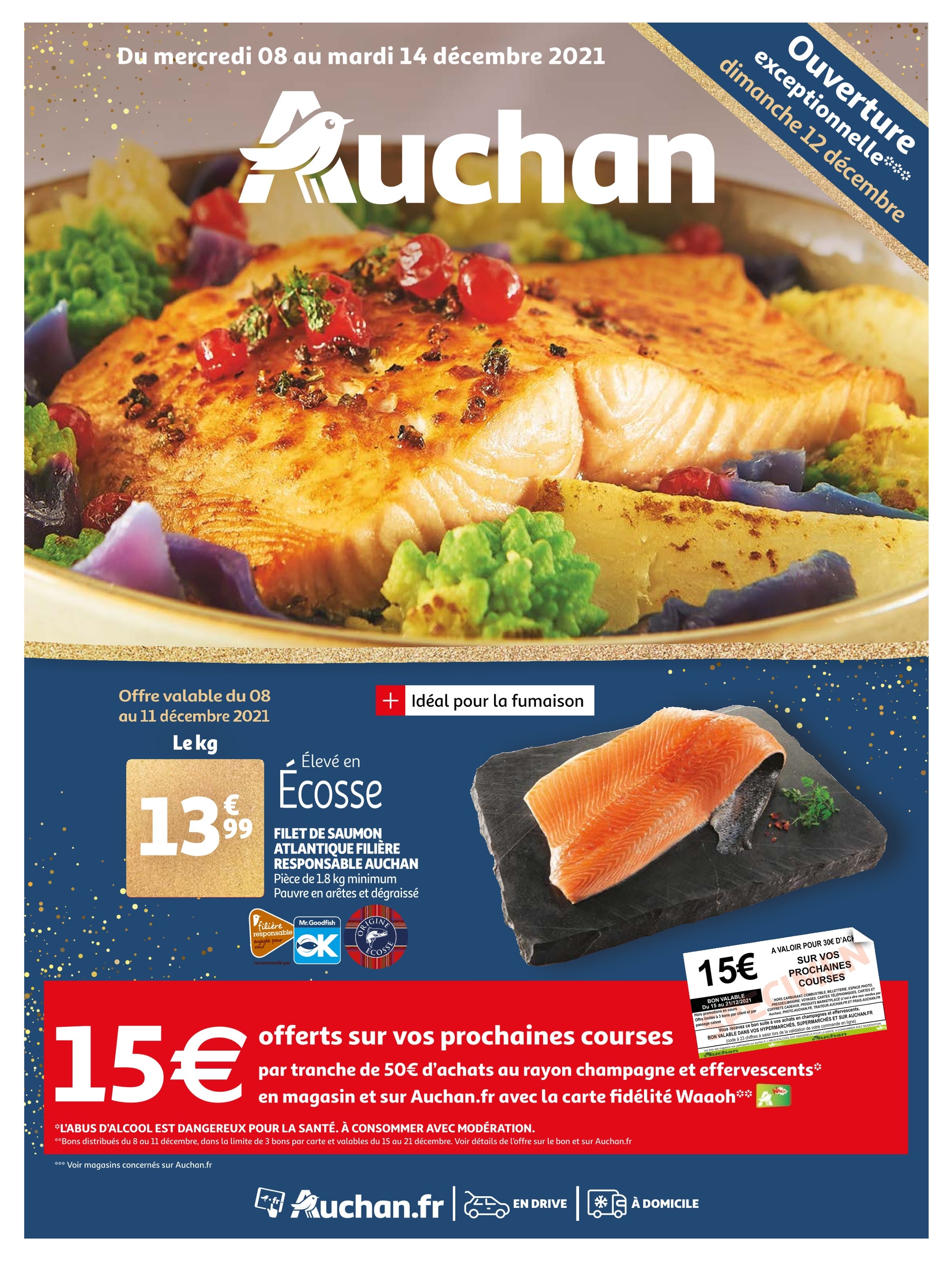 Catalogue Auchan à Oullins, avec 72 pages Prospectus Auchan à Oullins, "Auchan", 72 pages, 08/12/2021 - 14/12/2021