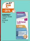 Laktase Direkt im MĂŒller Prospekt Laktase Direkt von SANOTACT im aktuellen MĂŒller Prospekt fĂŒr 7,99 âŹ
