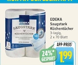 EDEKA Raunheim - Saugstark Küchentücher Angebot im Prospekt Saugstark Küchentücher bei EDEKA im Raunheim Prospekt für 1,99 €
