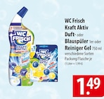 WC Frisch Kraft Aktiv Duft- oder Blauspüler 1er oder Reiniger Gel Angebote bei famila Nordost Stralsund für 1,49 €