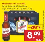 Premium Pils Angebote von Hasseröder bei Netto Marken-Discount Rostock für 8,49 €