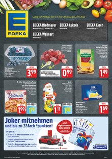Pizza im EDEKA Prospekt "Wir lieben Lebensmittel!" mit 8 Seiten (Würzburg)
