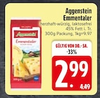 Emmentaler im Angebot bei EDEKA in Heidenheim Emmentaler Angebote von Aggenstein bei EDEKA Heidenheim für 2,99 €