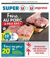 Promos Viande dans le catalogue "U Express" de U Express Viande en promo dans le catalogue U Express à la page 1