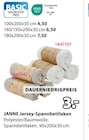 JANNE Jersey-Spannbettlaken für 3,00 € bei JYSK im Angebot JANNE Jersey-Spannbettlaken im aktuellen JYSK Prospekt