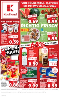 Aktueller Kaufland Konstanz Prospekt Kaufland Prospekt Konstanz "Hier bin ich richtig" mit 56 Seiten