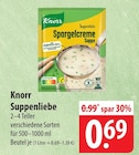 Suppenliebe Spargelcreme Suppe bei famila Nordost im Prospekt "" für 0,69 €