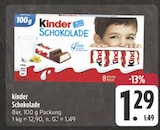 Schokolade Angebote von Kinder bei EDEKA Altenburg für 1,29 €