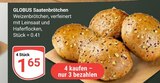 Aktuelles Saatenbrötchen Angebot bei GLOBUS in Ludwigshafen (Rhein) ab 1,65 €