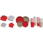 SUR TOUTE LA VAISSELLE A JETER COULEUR UNIE : ASSIETTES, SERVIETTES ET GOBELETS - CARREFOUR HOME - Carrefour Market à Amiens SUR TOUTE LA VAISSELLE A JETER COULEUR UNIE : ASSIETTES, SERVIETTES ET GOBELETS - CARREFOUR HOME en promo chez Carrefour Market Amiens