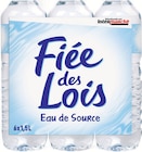 Eau de Source - Fiee des Lois en promo à 1,51 € chez Intermarché Super Eau de Source - Fiee des Lois dans le catalogue Intermarché Super