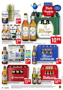 Bier im EDEKA Prospekt "Aktuelle Angebote" mit 39 Seiten (Wiesbaden)
