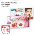 Kinderschokolade im Angebot bei GLOBUS in Kaarst Kinderschokolade Angebote von Ferrero bei GLOBUS Kaarst für 1,19 €