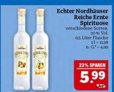 Reiche Ernte Spirituose im Angebot bei Marktkauf in Görlitz Reiche Ernte Spirituose Angebote von Echter Nordhäuser bei Marktkauf Görlitz für 5,99 €