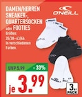 Damen/Herren Sneaker-, Quartersocken oder Footies im Angebot bei Marktkauf in Unna Damen/Herren Sneaker-, Quartersocken oder Footies Angebote von O'Neill bei Marktkauf Unna für 3,99 €