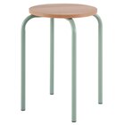 Tabouret empilable MDF vert sauge. - CARREFOUR HOME dans le catalogue Carrefour