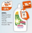 Waschmittel Flüssig oder Pulver Angebote von ARIEL bei Müller Bocholt für 16,66 €