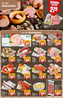 Mettwurst im aktuellen REWE Prospekt (Berlin) Mettwurst im REWE Prospekt "Dein Markt" mit 34 Seiten (Berlin)