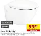 Wand-WC-Set „Rio“ für 99,99 € bei toom Baumarkt im Angebot Wand-WC-Set „Rio“ im aktuellen toom Baumarkt Prospekt