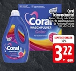 Feinwaschmittel im EDEKA Prospekt Feinwaschmittel von Coral im aktuellen EDEKA Prospekt für 3,22 €