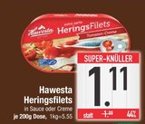 Heringsfilets im EDEKA Prospekt Heringsfilets von Hawesta im aktuellen EDEKA Prospekt für 1,11 €
