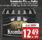 Aktuelles Pils Angebot bei E center in Marl ab 12,49 €