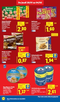 Promotion Fromage Apéritif dans le prospectus Lidl, valable du 29/01/2026 au 04/02/2026 Promo Fromage Apéritif dans le catalogue Lidl du moment à la page 12