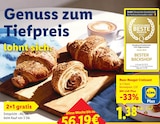 Nuss-Nougat-Croissant bei Lidl im Voerde Prospekt für 1,38 €