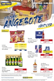 Aktueller METRO Supermarkt Prospekt in Wietow und Umgebung, "Wochenangebote Händler + Monats-Mix" mit 26 Seiten, 08.09.2025 - 13.09.2025