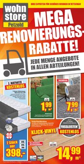 wohnstore Petzold Prospekt JETZT MEGA RENOVIERUNGSRABATTE! mit  Seiten in Neu-Seeland und Umgebung