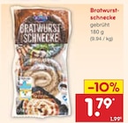 Netto Marken-Discount Richtenberg - Bratwurstschnecke Angebot im Prospekt Bratwurstschnecke bei Netto Marken-Discount im Richtenberg Prospekt für 1,79 €