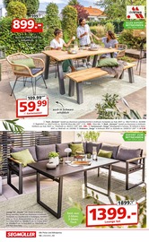 Aktueller Segmüller Prospekt mit Gartenbank, "Gartenmöbel", Seite 14