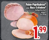 Puten-Paprikabrust oder Nuss-Schinken Angebote bei EDEKA Rosenheim für 1,99 €