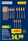Edelstahl-Besteckset Modell „Melina“ Angebote von Esmeyer bei Lidl Rastatt für 14,99 €