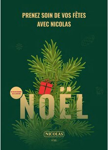 Prospectus Nicolas de la semaine "Noël" avec 1 pages, valide du 16/11/2023 au 02/01/2024 pour Montval et alentours