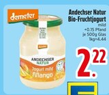 Andechser Natur Bio-Fruchtjogurt Mango im EDEKA Prospekt Andechser Natur Bio-Fruchtjogurt Mango von Demeter im aktuellen EDEKA Prospekt für 2,22 €