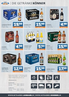 Krombacher im Getränke Lehmann - Getränke A-Z Prospekt "DIE GETRÄNKEKÖNNER" mit 4 Seiten (Eberswalde)