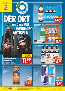 Bier im Netto Marken-Discount Prospekt "Aktuelle Angebote" mit 59 Seiten (Eberswalde)