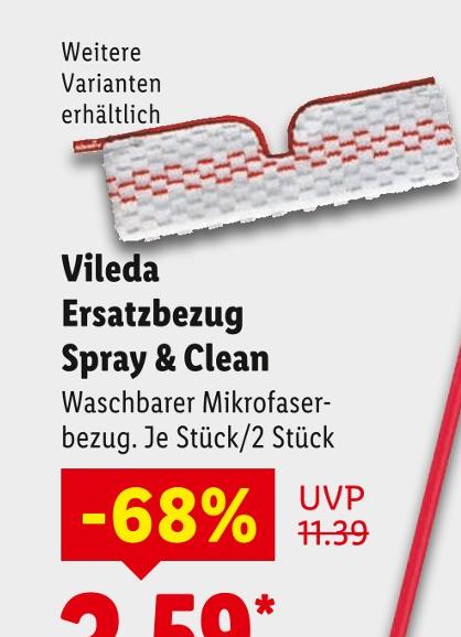 Ersatzbezug Spray & Clean