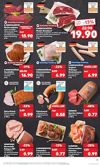 Wurst im aktuellen Kaufland Prospekt (Krefeld) Wurst im Kaufland Prospekt "Aktuelle Angebote" mit 53 Seiten (Krefeld)