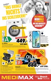 Aktueller MEDIMAX Elektromarkt Prospekt in Brieske und Umgebung, "UNS BRINGT NICHT INS SCHLEUDERN!" mit 12 Seiten, 30.05.2025 - 06.06.2025