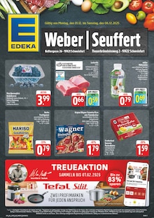 Aktueller EDEKA Prospekt "Wir lieben Lebensmittel!" Seite 1 von 8 Seiten für Schweinfurt