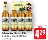 Odenwälder Meister Pils Angebote von Schmucker bei E center Bensheim für 4,29 €