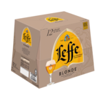 Bière Blonde Leffe en promo chez Auchan Supermarché Villeneuve-Saint-Georges à 9,55 €