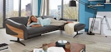 Leder-Wohnlandschaft im Möbel Kraft Prospekt zum Preis von 3.299,00 €