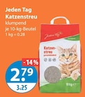 Katzenstreu von Jeden Tag im aktuellen V-Markt Prospekt für 2,79 €