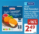 Back-Camembert von Milsani im aktuellen ALDI SÜD Prospekt für 2,49 €