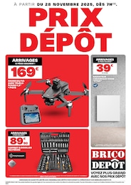 Catalogue Brico Dépôt "PRIX DÉPÔT" à Pontivy et alentours, 1 page, 28/11/2025 - 01/01/2026