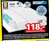 Taschenfederkernmatratze „Dario“ 90/100x200 cm von Comfortlux im aktuellen Segmüller Prospekt für 118,00 €
