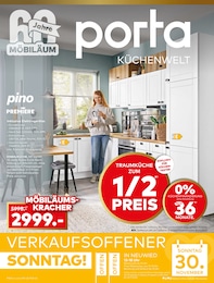 Aktueller porta Möbel Möbel & Einrichtung Prospekt für Selbach: PORTA KÜCHENWELT mit 12} Seiten, 16.11.2025 - 29.11.2025